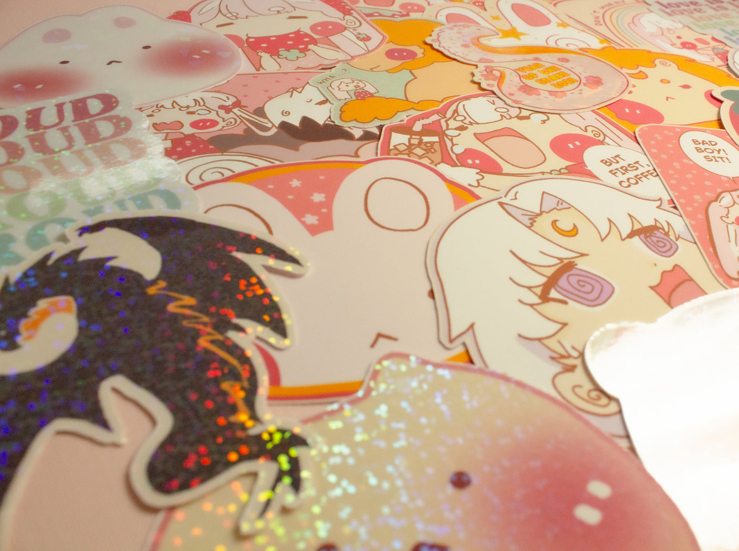 Holographic Cat Sticker