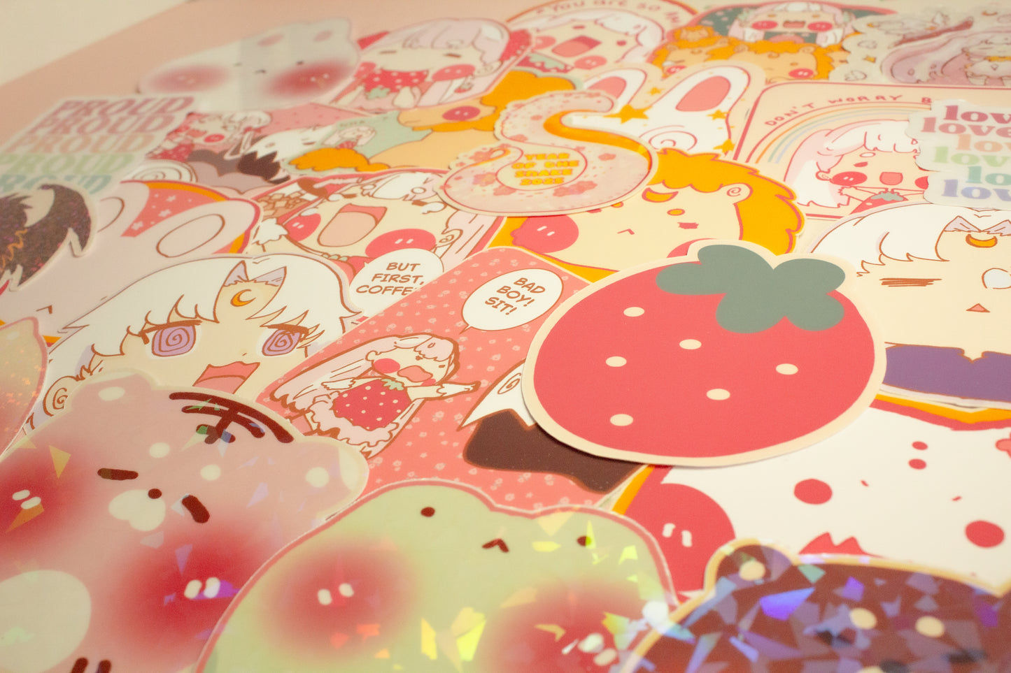 Holographic Froggi Sticker