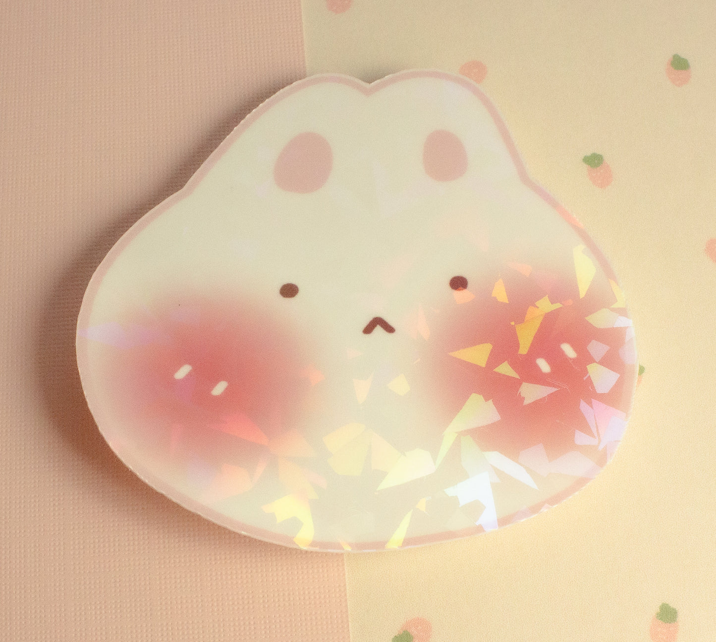 Holographic Chubbi Bunni Sticker