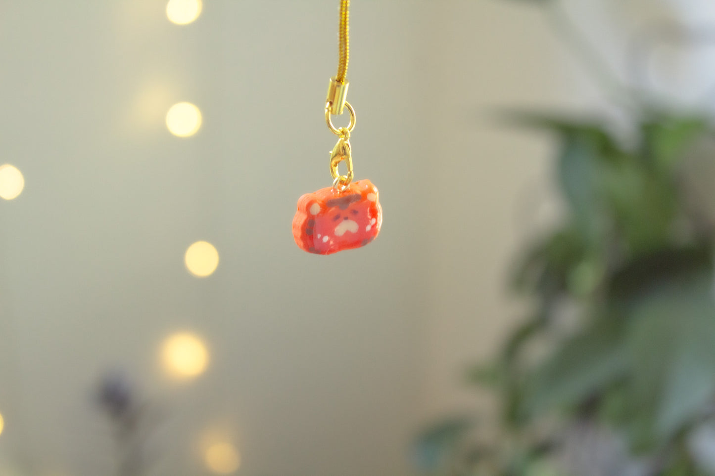 Orange Tiger Handmade Charm