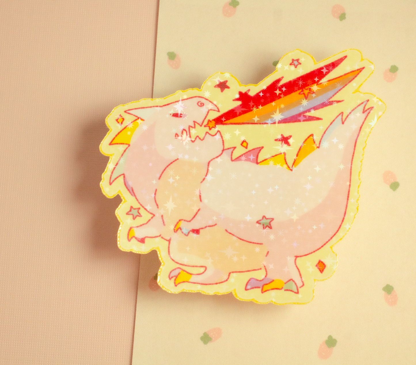 Holographic Rainbow Dino