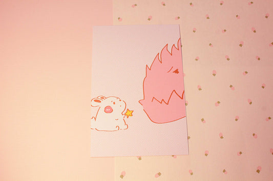 Star Offering Bunni and Dino Print