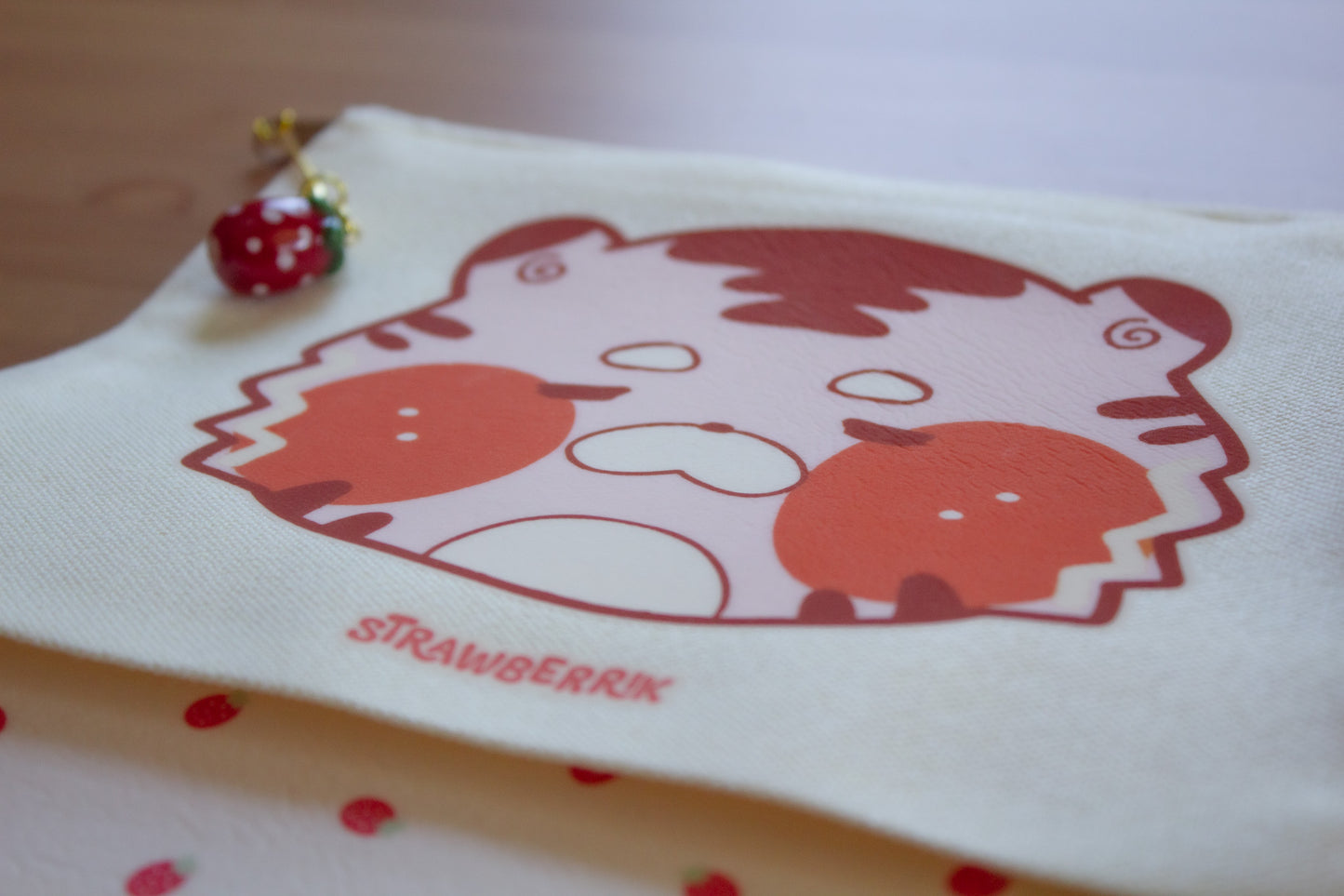 Pink Tiger Zipper Pouch