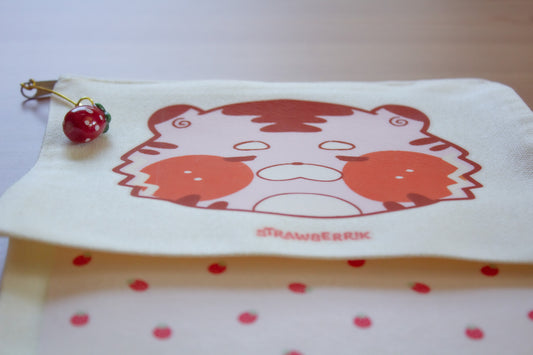 Pink Tiger Zipper Pouch