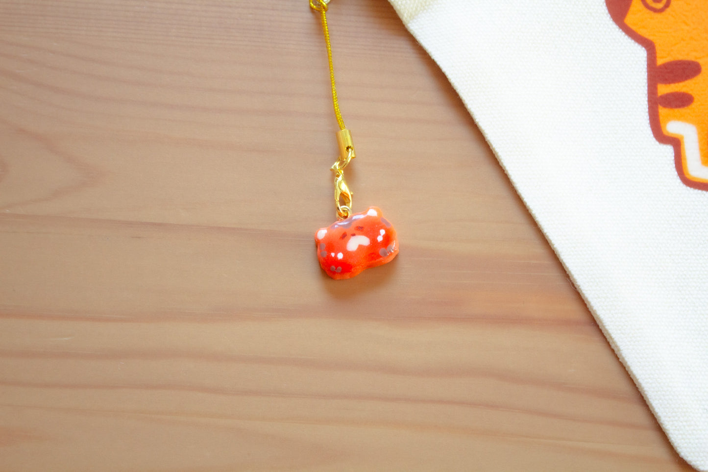 Orange Tiger Handmade Charm