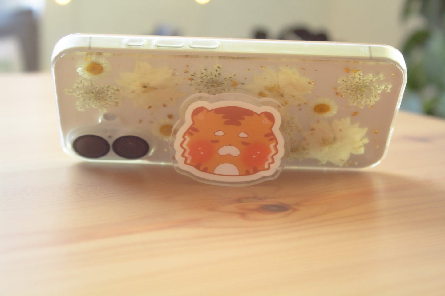 Orange Tiger Phone Grip