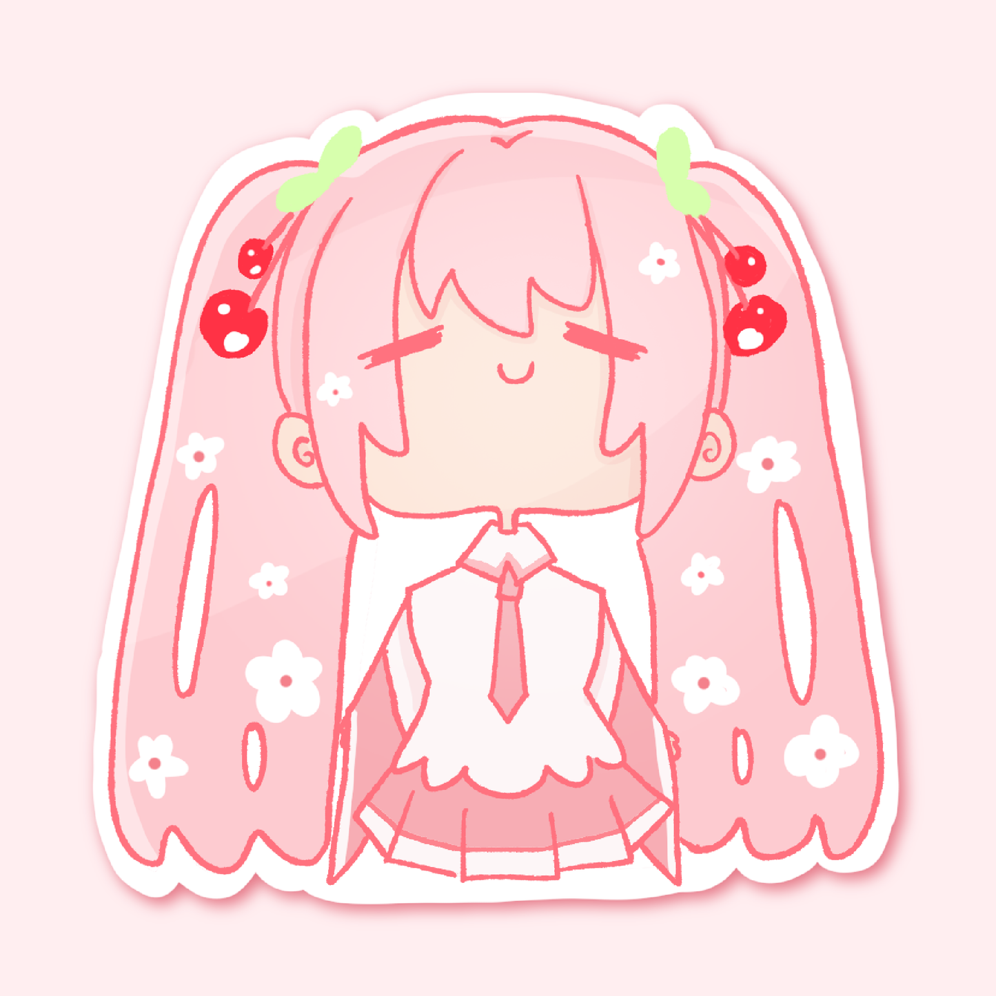 Glitter Chill Sticker