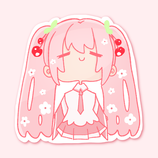 Glitter Chill Sticker
