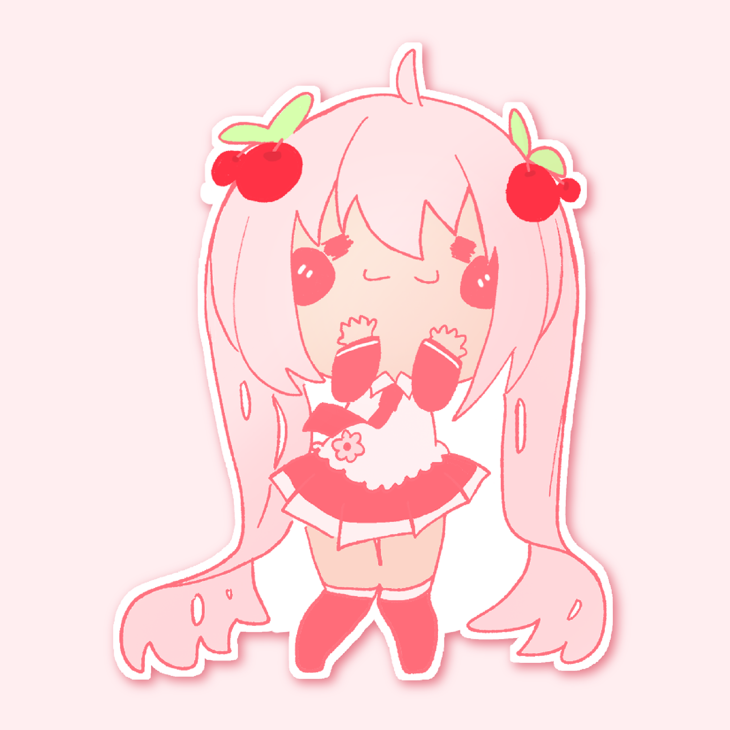Glitter Uwu Sticker