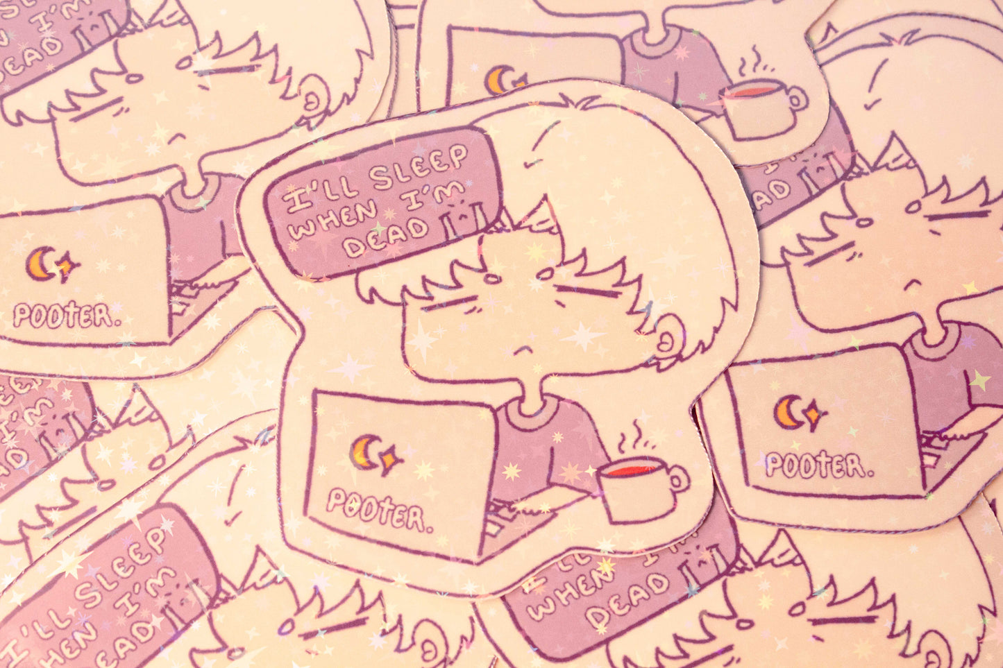 I'll Sleep When I'm Dead Sticker